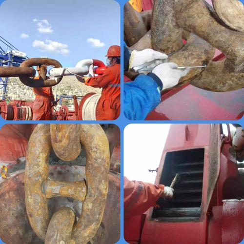 船舶锚链与附件日常外部目视检查及定期电焊锚链检查要点